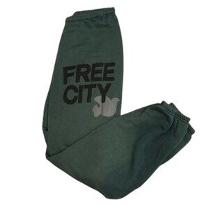 FREECITY Sweatpants – Green, Size XL NEW